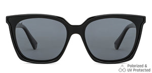 Black Wayfarer Full Rim Unisex Sunglasses by Vincent Chase Polarized-148871