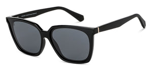 Black Wayfarer Full Rim Unisex Sunglasses by Vincent Chase Polarized-148871