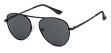 Load image into Gallery viewer, Black Aviator Full Rim Unisex Sunglasses by Vincent Chase Polarized-148875