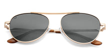 Load image into Gallery viewer, Gold Aviator Full Rim Unisex Sunglasses by Vincent Chase Online-148876