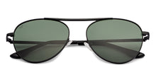 Load image into Gallery viewer, Black Aviator Full Rim Unisex Sunglasses by Vincent Chase Polarized-148877