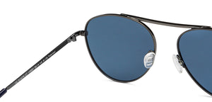 Gunmetal Aviator Full Rim Unisex Sunglasses by Vincent Chase Polarized-148881