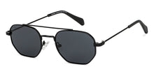 Load image into Gallery viewer, Black Geometric Full Rim Unisex Sunglasses by Vincent Chase-148907