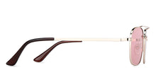 Load image into Gallery viewer, Gold Square Full Rim Women Sunglasses by Vincent Chase-148912