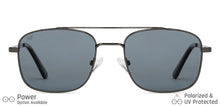 Load image into Gallery viewer, Grey Square Full Rim Unisex Sunglasses by Vincent Chase-148913