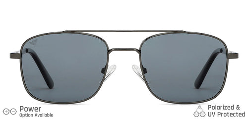 Grey Square Full Rim Unisex Sunglasses by Vincent Chase-148913