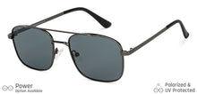 Load image into Gallery viewer, Grey Square Full Rim Unisex Sunglasses by Vincent Chase-148913