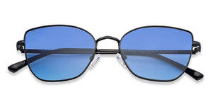 Black Cat Eye Full Rim Unisex Sunglasses by Vincent Chase Polarized-148914