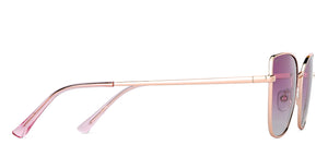 Gold Cat Eye Full Rim Women Sunglasses by Vincent Chase Polarized-148916