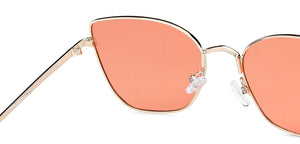Gold Cat Eye Full Rim Women Sunglasses by Vincent Chase Polarized-148917