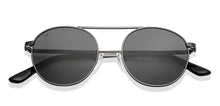 Load image into Gallery viewer, Grey Round Full Rim Unisex Sunglasses by Vincent Chase Polarized-148928