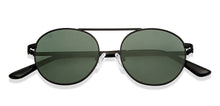 Load image into Gallery viewer, Black Round Full Rim Unisex Sunglasses by Vincent Chase Polarized-148929