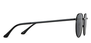 Black Round Full Rim Unisex Sunglasses by Vincent Chase Polarized-148935