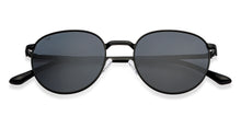 Load image into Gallery viewer, Black Round Full Rim Unisex Sunglasses by Vincent Chase Polarized-148935