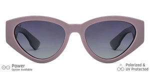 Purple Cat Eye Full Rim Women Sunglasses by Vincent Chase Polarized-148940