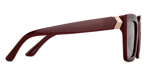 Maroon Wayfarer Full Rim Unisex Sunglasses by Vincent Chase Polarized-148942