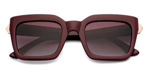Maroon Wayfarer Full Rim Unisex Sunglasses by Vincent Chase Polarized-148942