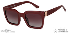 Load image into Gallery viewer, Maroon Wayfarer Full Rim Unisex Sunglasses by Vincent Chase Polarized-148942