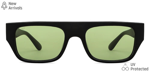 Black Wayfarer Full Rim Unisex Sunglasses by Vincent Chase-148963
