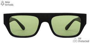 Black Wayfarer Full Rim Unisex Sunglasses by Vincent Chase-148963