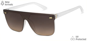 Transparent Wayfarer Full Rim Unisex Sunglasses by Vincent Chase-148966