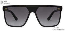 Load image into Gallery viewer, Black Wayfarer Full Rim Unisex Sunglasses by Vincent Chase-148967