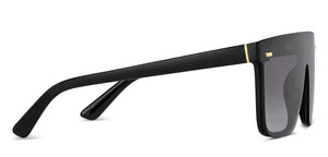 Black Wayfarer Full Rim Unisex Sunglasses by Vincent Chase-148967