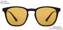Load image into Gallery viewer, Black Wayfarer Full Rim Unisex Sunglasses by Vincent Chase Polarized-148972