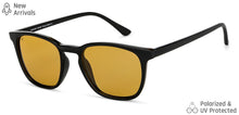 Load image into Gallery viewer, Black Wayfarer Full Rim Unisex Sunglasses by Vincent Chase Polarized-148972