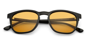 Black Wayfarer Full Rim Unisex Sunglasses by Vincent Chase Polarized-148972