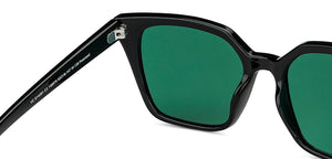 Black Wayfarer Full Rim Unisex Sunglasses by Vincent Chase Polarized-148979