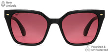 Load image into Gallery viewer, Black Wayfarer Full Rim Unisex Sunglasses by Vincent Chase Polarized-148980