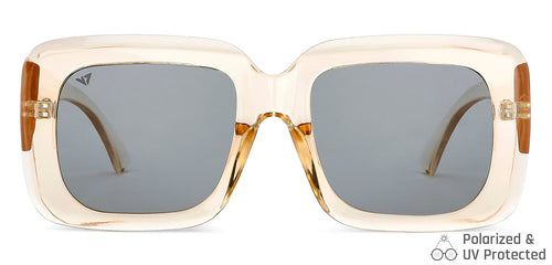 Brown Wayfarer Full Rim Unisex Sunglasses by Vincent Chase Polarized-148981
