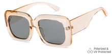 Load image into Gallery viewer, Brown Wayfarer Full Rim Unisex Sunglasses by Vincent Chase Polarized-148981