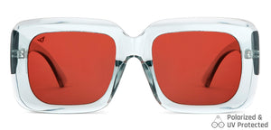 Grey Wayfarer Full Rim Unisex Sunglasses by Vincent Chase Polarized-148983