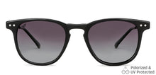 Load image into Gallery viewer, Black Round Full Rim Unisex Sunglasses by Vincent Chase Polarized-148984