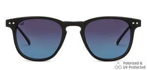 Black Round Full Rim Unisex Sunglasses by Vincent Chase Polarized-148985