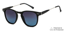Load image into Gallery viewer, Black Round Full Rim Unisex Sunglasses by Vincent Chase Polarized-148985