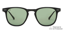Load image into Gallery viewer, Black Round Full Rim Unisex Sunglasses by Vincent Chase Polarized-148986