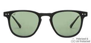 Black Round Full Rim Unisex Sunglasses by Vincent Chase Polarized-148986