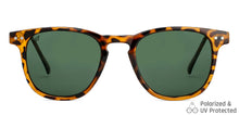 Load image into Gallery viewer, Tortoise Round Full Rim Unisex Sunglasses by Vincent Chase Polarized-148987