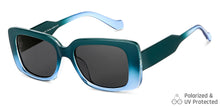 Load image into Gallery viewer, Green Wayfarer Full Rim Unisex Sunglasses by Vincent Chase Polarized-148989