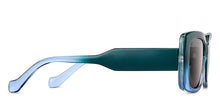 Load image into Gallery viewer, Green Wayfarer Full Rim Unisex Sunglasses by Vincent Chase Polarized-148989