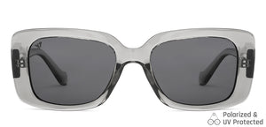 Grey Wayfarer Full Rim Unisex Sunglasses by Vincent Chase Polarized-148990