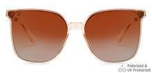 Load image into Gallery viewer, Brown Cat Eye Full Rim Women Sunglasses by Vincent Chase Polarized-148992