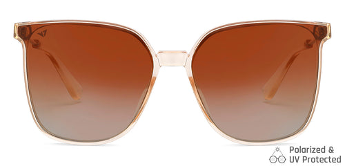 Brown Cat Eye Full Rim Women Sunglasses by Vincent Chase Polarized-148992