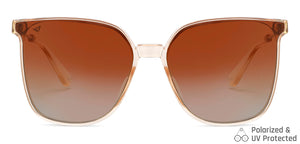 Brown Cat Eye Full Rim Women Sunglasses by Vincent Chase Polarized-148992