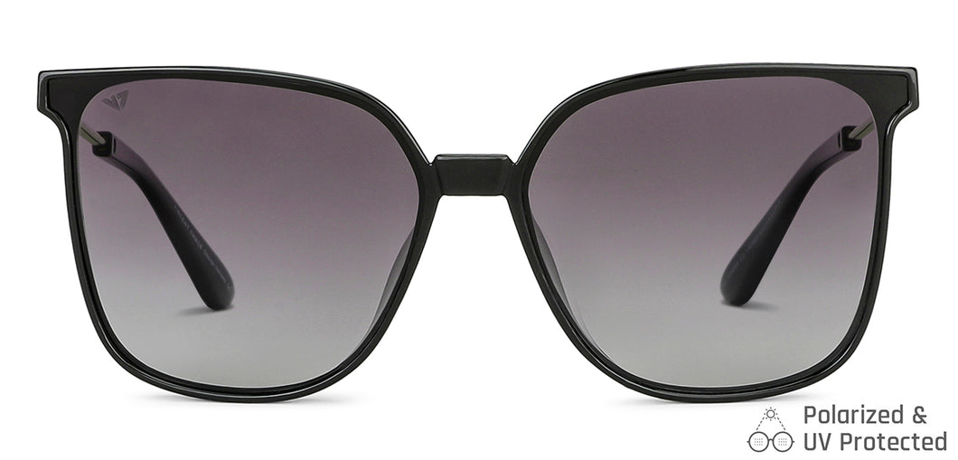 Black Cat Eye Full Rim Women Sunglasses by Vincent Chase Polarized-148993