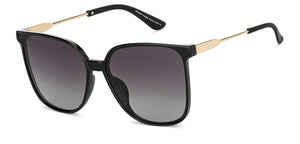 Black Cat Eye Full Rim Women Sunglasses by Vincent Chase Polarized-148993