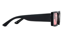 Load image into Gallery viewer, Black Rectangle Full Rim Unisex Sunglasses by Vincent Chase Polarized-148995